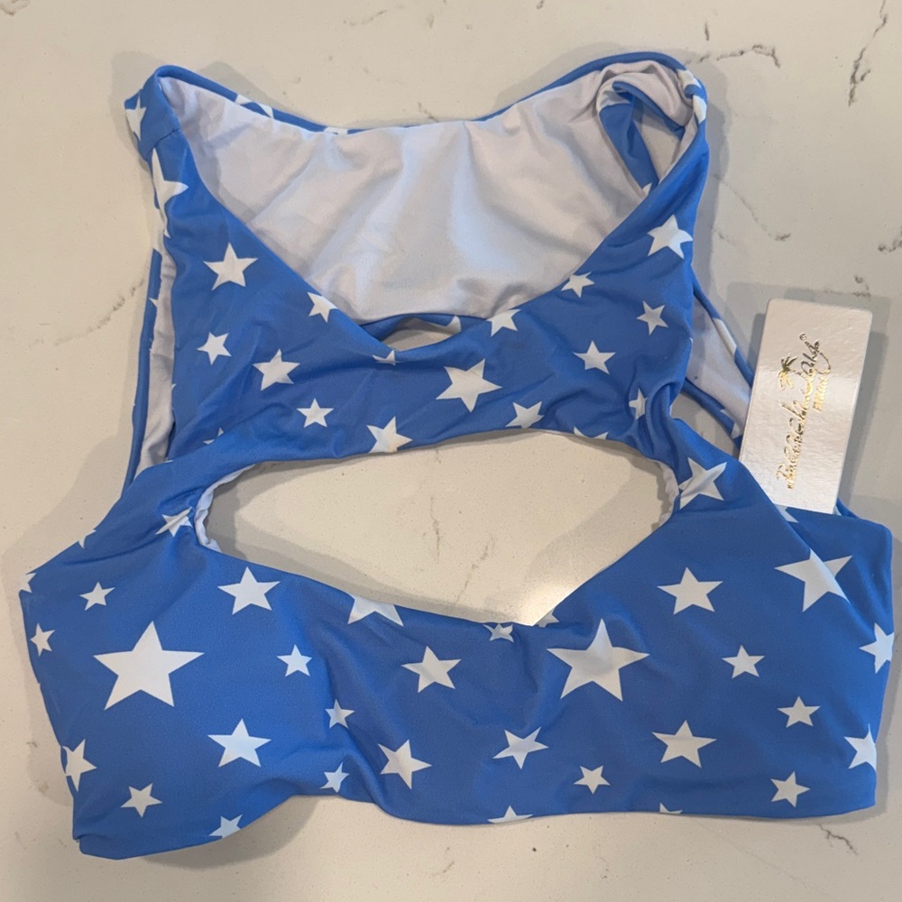Starry Blue Bikini Top